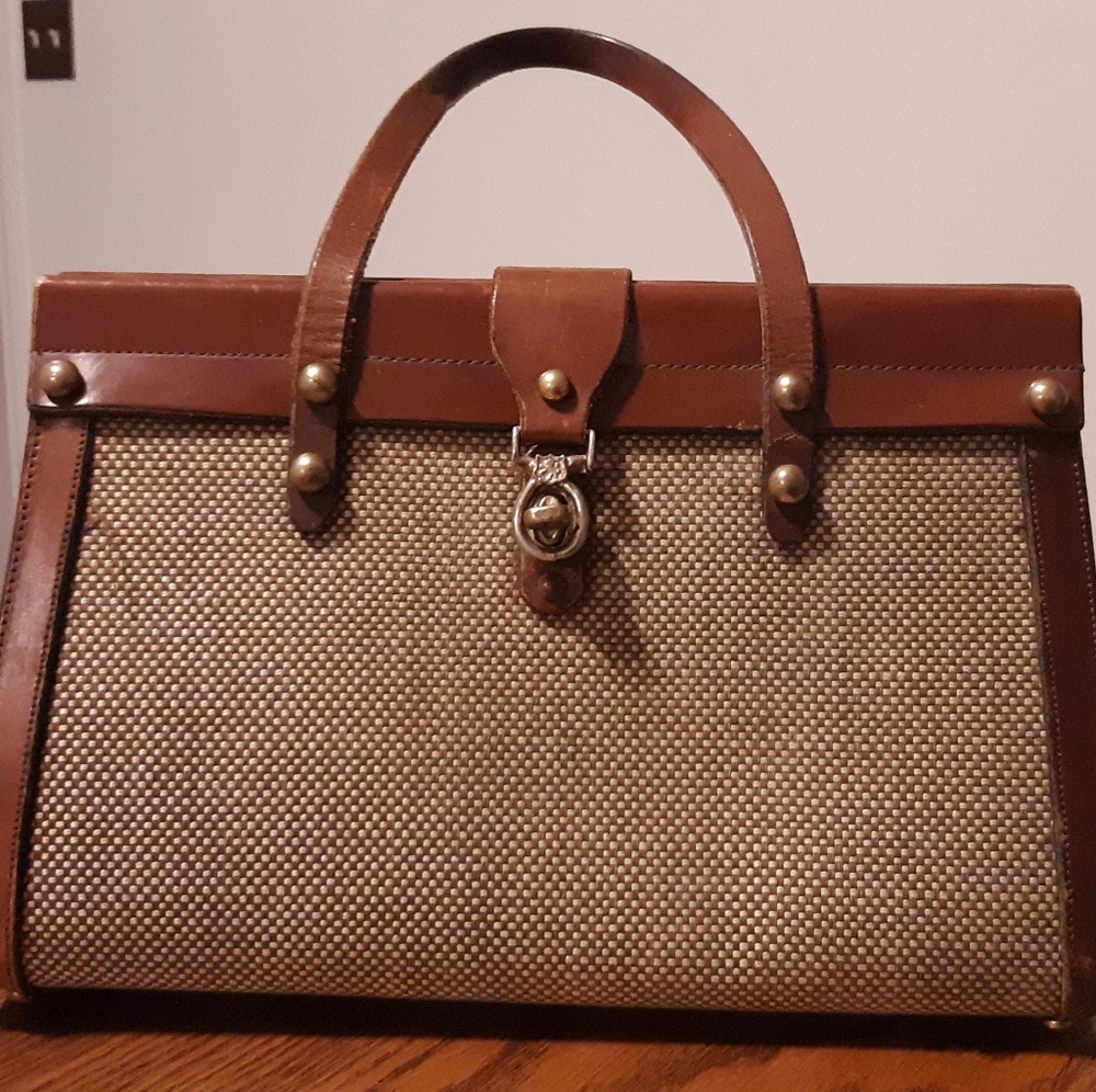Vintage John Romain Tweed Purse